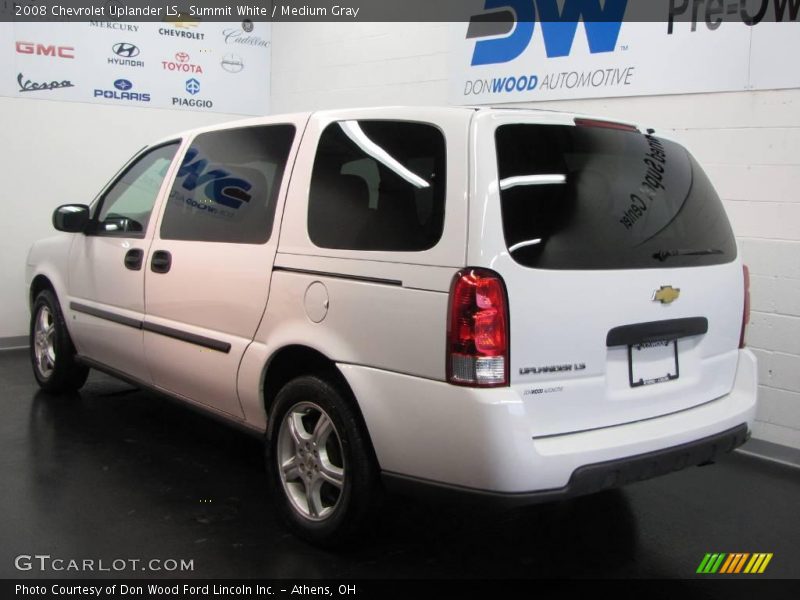 Summit White / Medium Gray 2008 Chevrolet Uplander LS