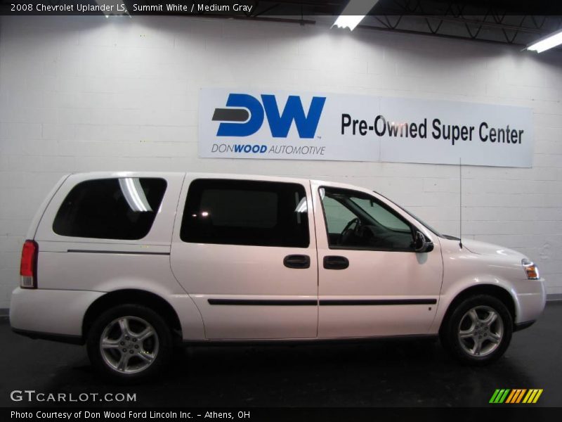 Summit White / Medium Gray 2008 Chevrolet Uplander LS