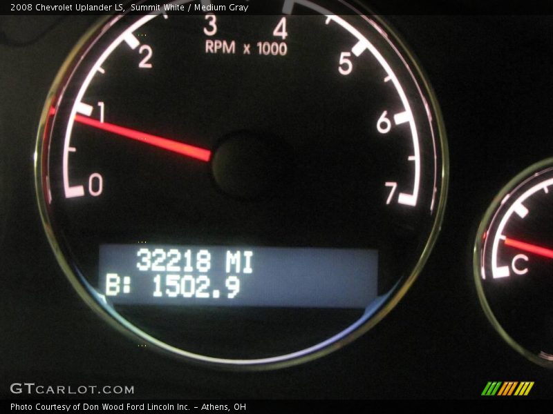 Summit White / Medium Gray 2008 Chevrolet Uplander LS