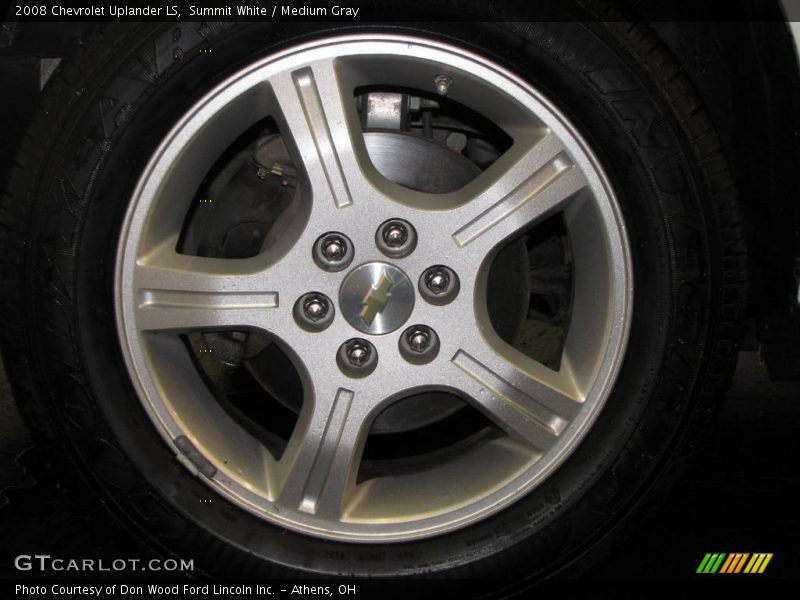 Summit White / Medium Gray 2008 Chevrolet Uplander LS