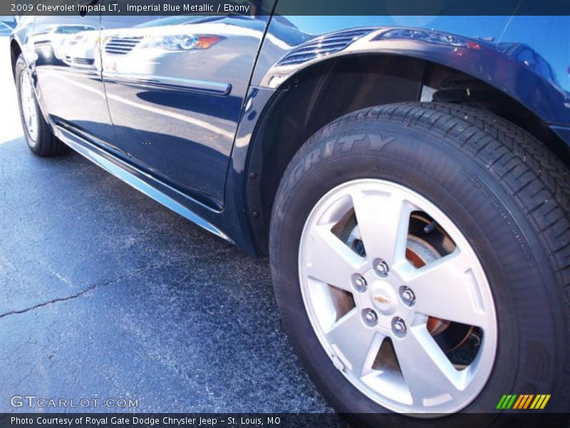 Imperial Blue Metallic / Ebony 2009 Chevrolet Impala LT