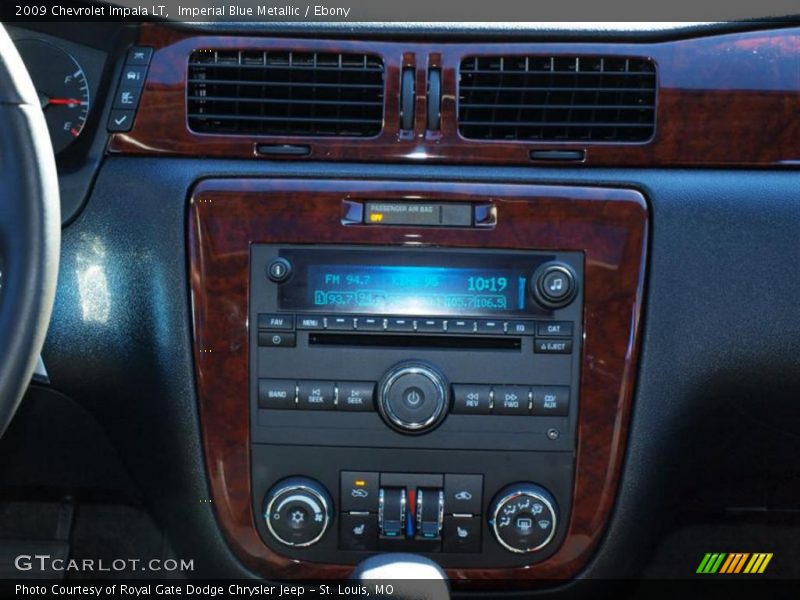 Imperial Blue Metallic / Ebony 2009 Chevrolet Impala LT