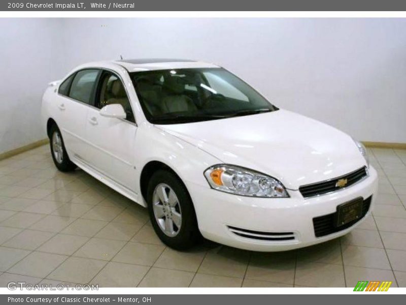 White / Neutral 2009 Chevrolet Impala LT