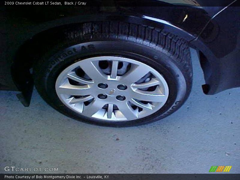 Black / Gray 2009 Chevrolet Cobalt LT Sedan