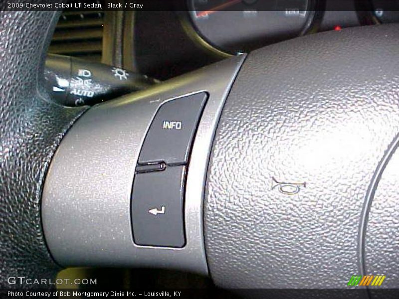 Black / Gray 2009 Chevrolet Cobalt LT Sedan