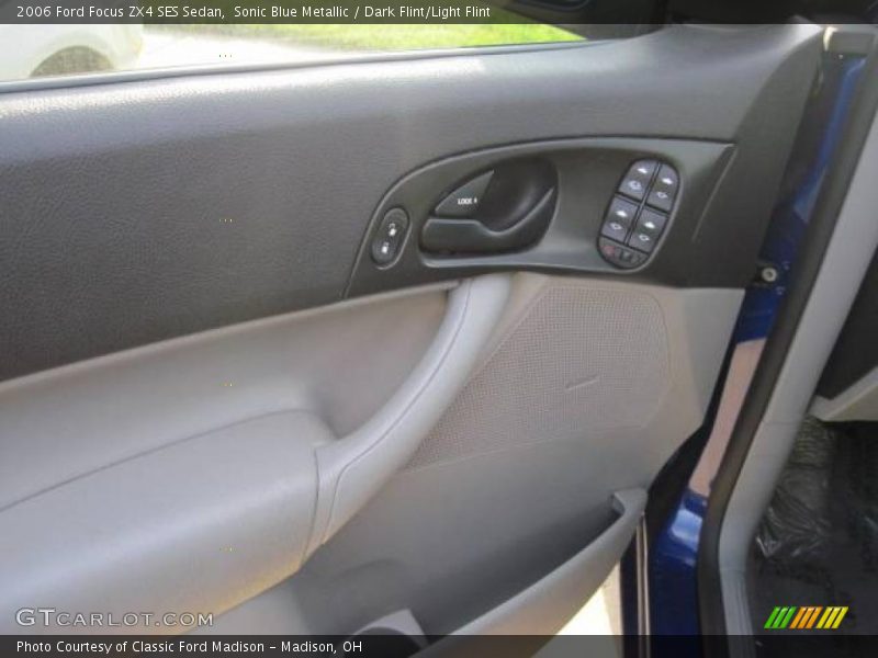 Sonic Blue Metallic / Dark Flint/Light Flint 2006 Ford Focus ZX4 SES Sedan