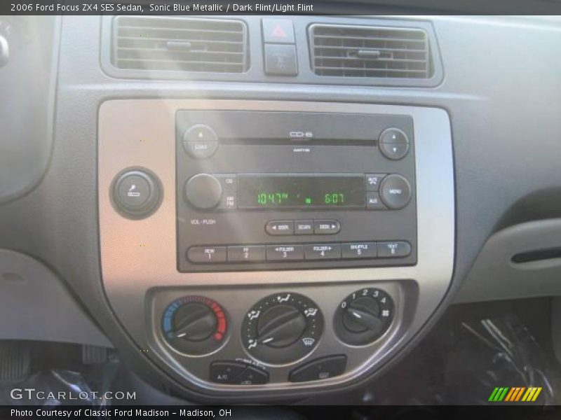Sonic Blue Metallic / Dark Flint/Light Flint 2006 Ford Focus ZX4 SES Sedan