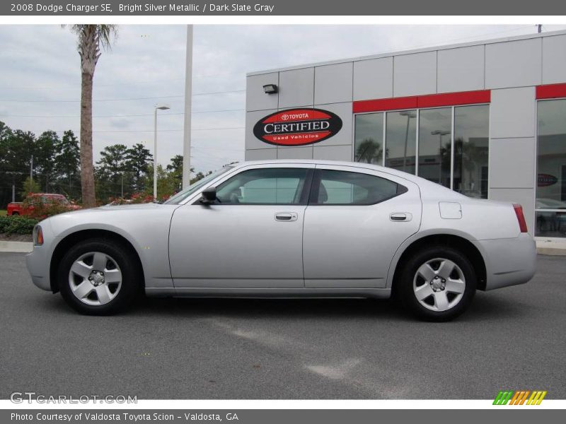 Bright Silver Metallic / Dark Slate Gray 2008 Dodge Charger SE