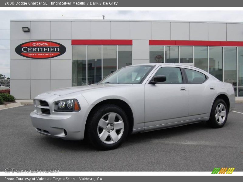 Bright Silver Metallic / Dark Slate Gray 2008 Dodge Charger SE