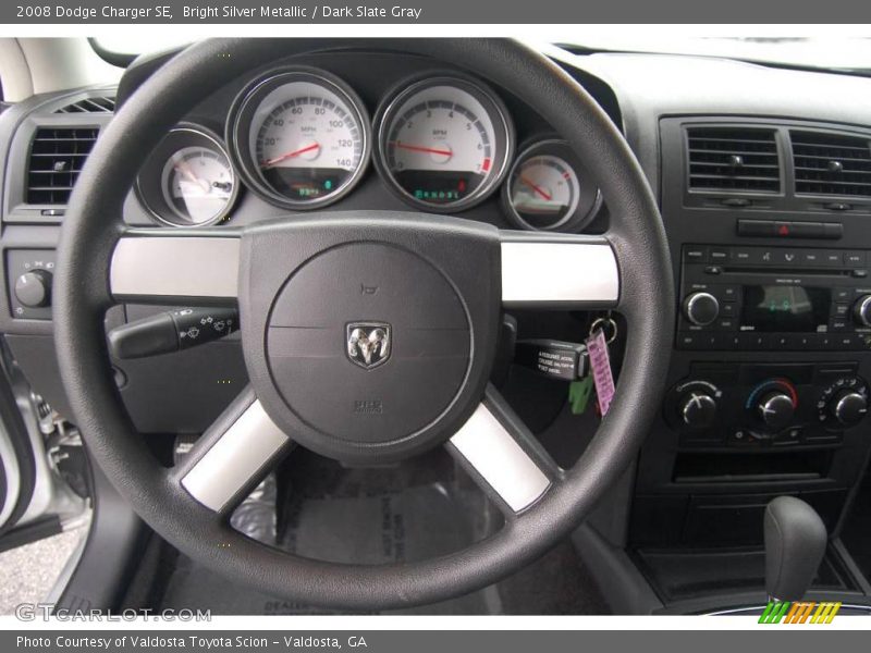 Bright Silver Metallic / Dark Slate Gray 2008 Dodge Charger SE