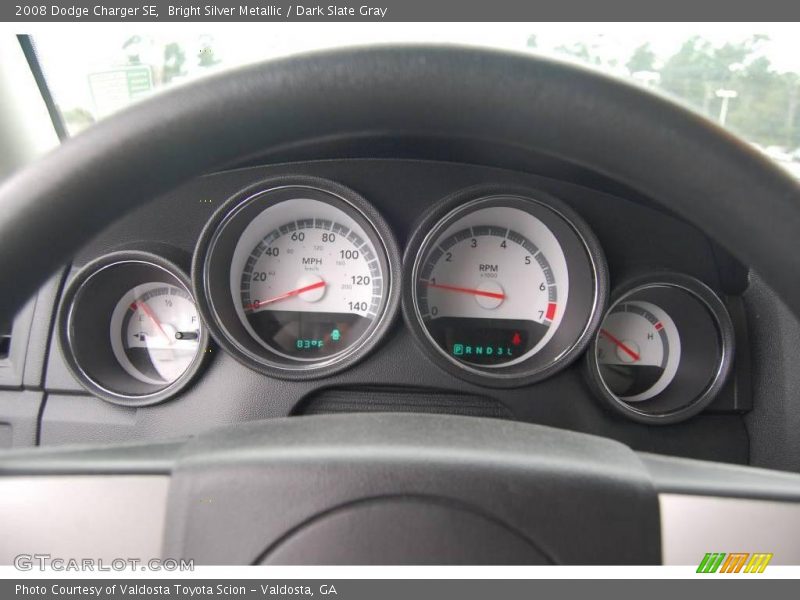Bright Silver Metallic / Dark Slate Gray 2008 Dodge Charger SE