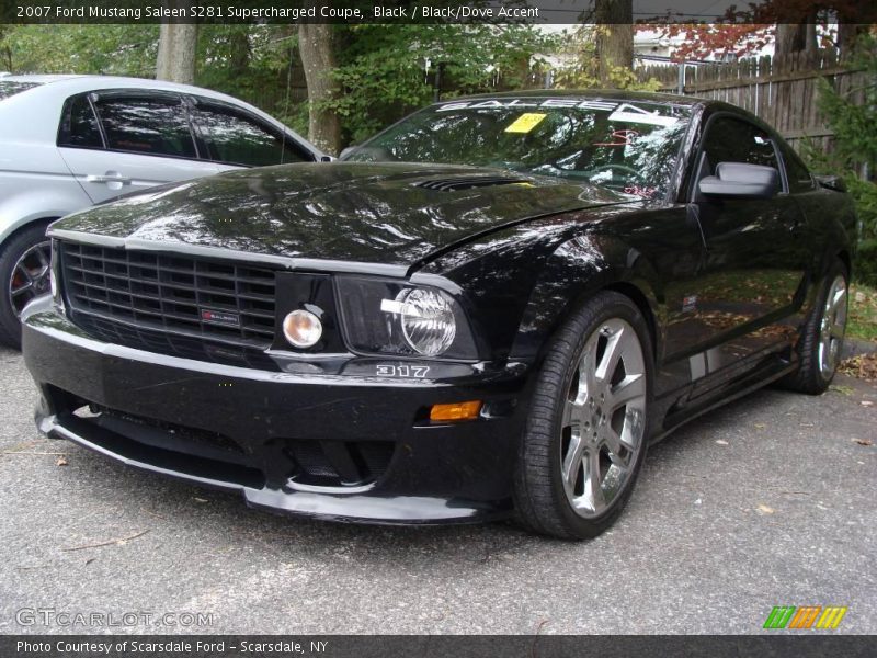 Black / Black/Dove Accent 2007 Ford Mustang Saleen S281 Supercharged Coupe