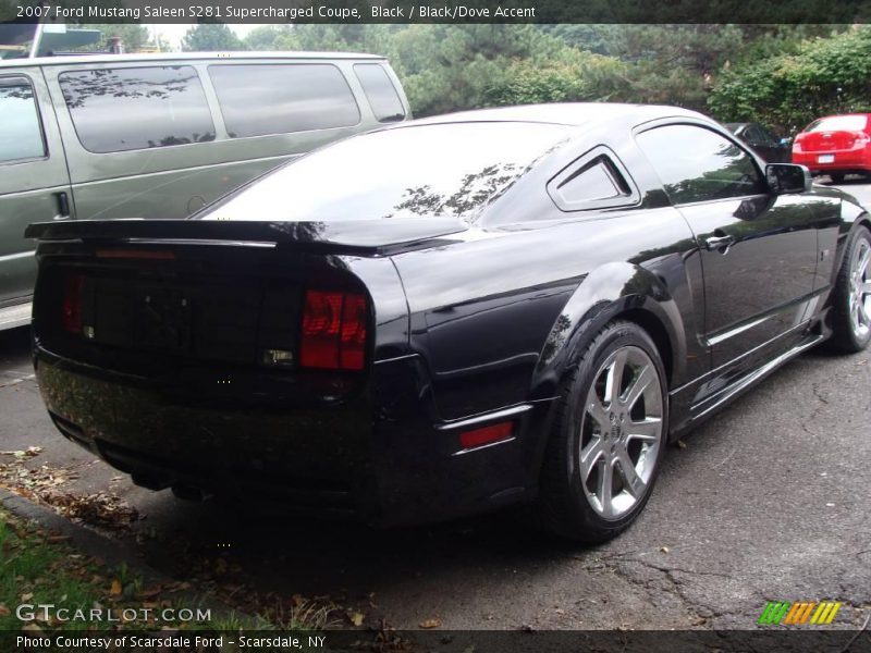 Black / Black/Dove Accent 2007 Ford Mustang Saleen S281 Supercharged Coupe