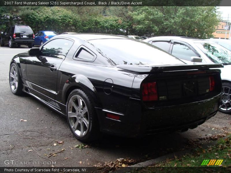 Black / Black/Dove Accent 2007 Ford Mustang Saleen S281 Supercharged Coupe