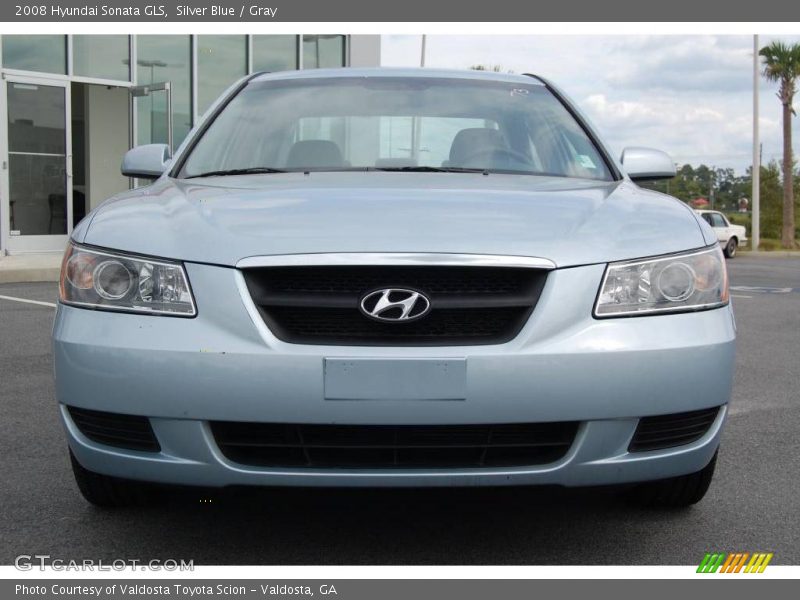 Silver Blue / Gray 2008 Hyundai Sonata GLS