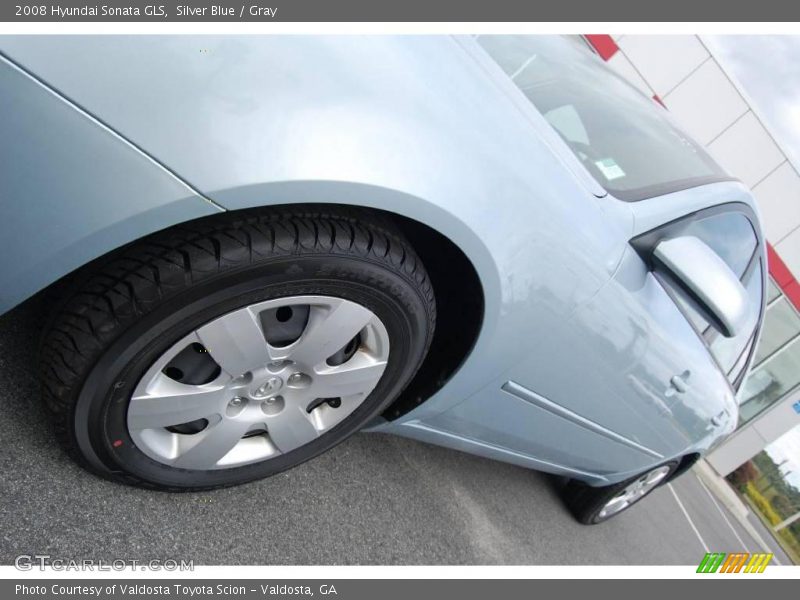 Silver Blue / Gray 2008 Hyundai Sonata GLS