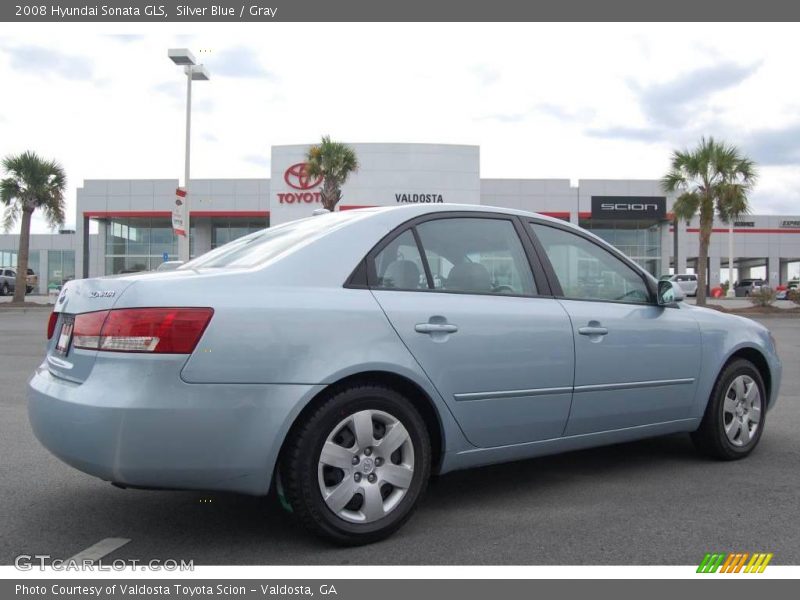 Silver Blue / Gray 2008 Hyundai Sonata GLS