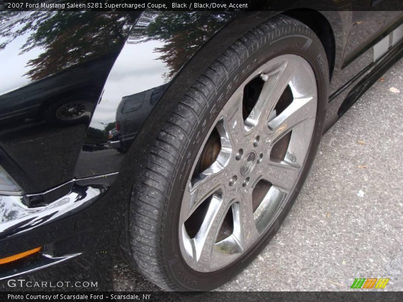 Black / Black/Dove Accent 2007 Ford Mustang Saleen S281 Supercharged Coupe