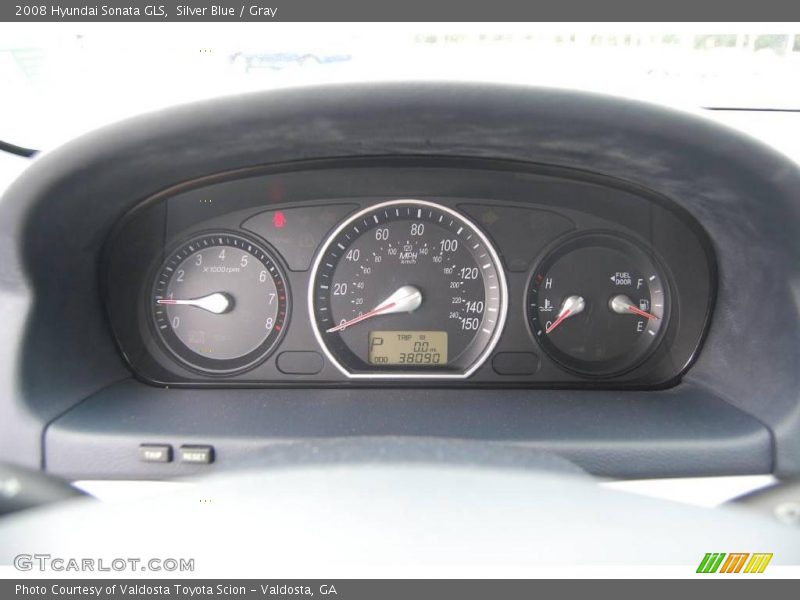 Silver Blue / Gray 2008 Hyundai Sonata GLS