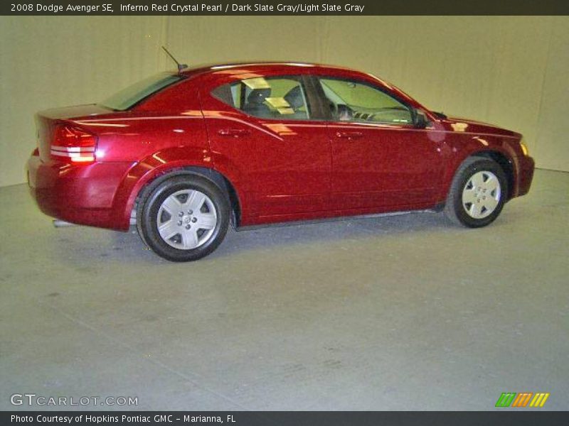 Inferno Red Crystal Pearl / Dark Slate Gray/Light Slate Gray 2008 Dodge Avenger SE