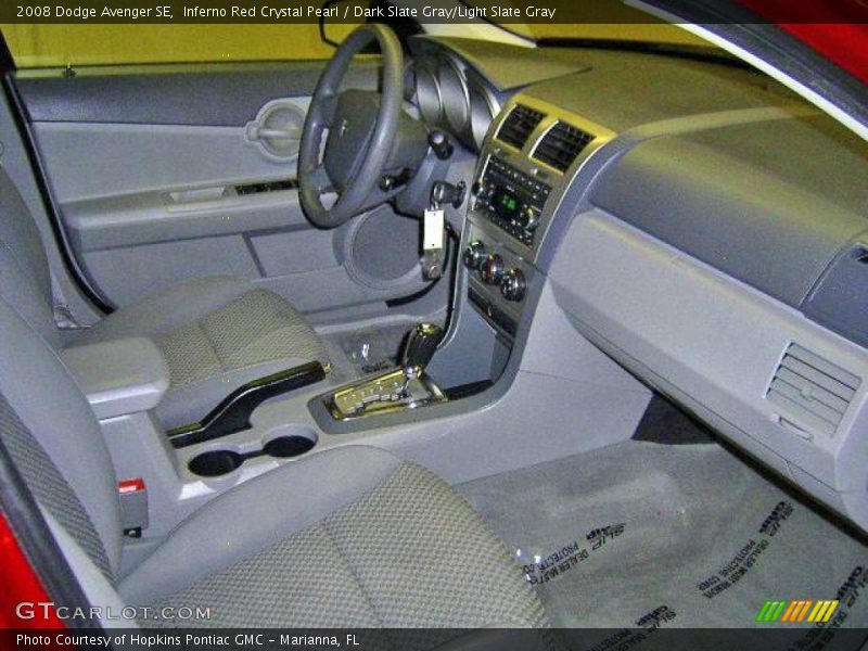 Inferno Red Crystal Pearl / Dark Slate Gray/Light Slate Gray 2008 Dodge Avenger SE