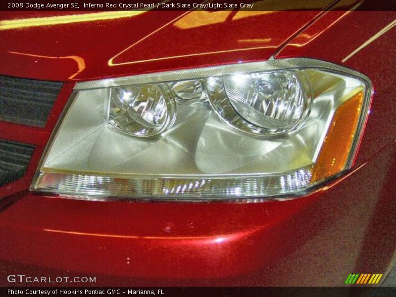 Inferno Red Crystal Pearl / Dark Slate Gray/Light Slate Gray 2008 Dodge Avenger SE