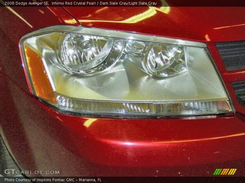 Inferno Red Crystal Pearl / Dark Slate Gray/Light Slate Gray 2008 Dodge Avenger SE
