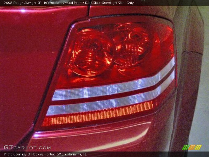 Inferno Red Crystal Pearl / Dark Slate Gray/Light Slate Gray 2008 Dodge Avenger SE
