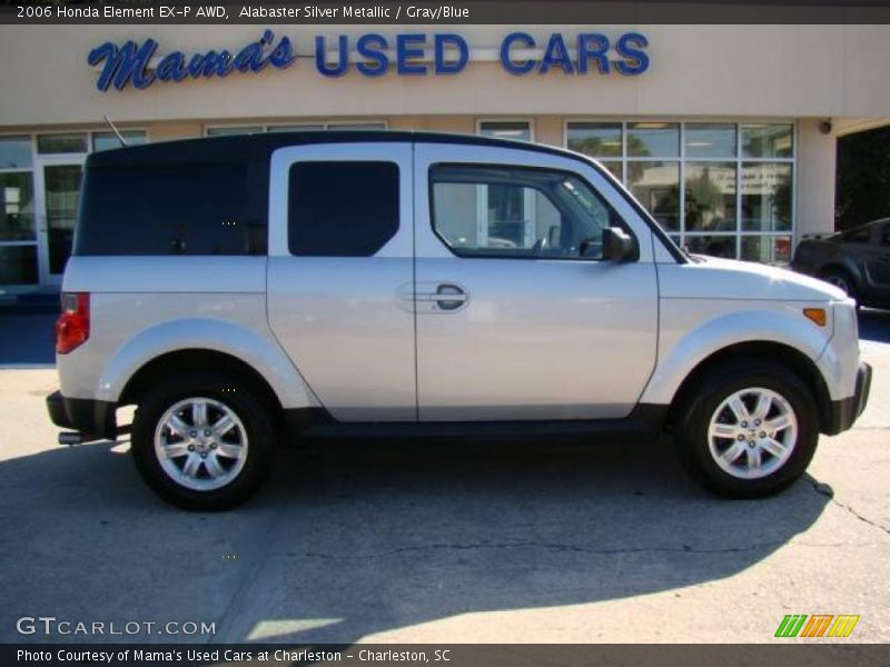Alabaster Silver Metallic / Gray/Blue 2006 Honda Element EX-P AWD