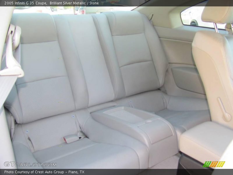 Brilliant Silver Metallic / Stone 2005 Infiniti G 35 Coupe