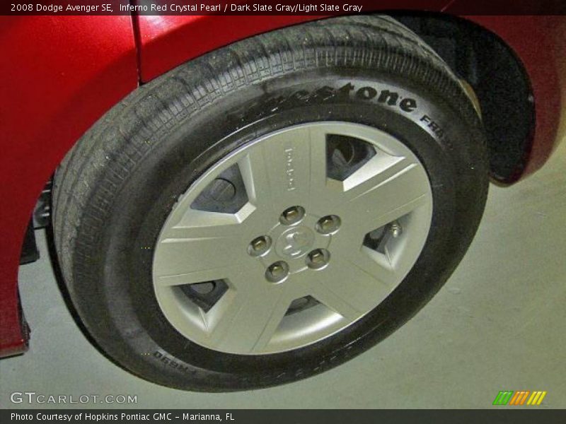Inferno Red Crystal Pearl / Dark Slate Gray/Light Slate Gray 2008 Dodge Avenger SE