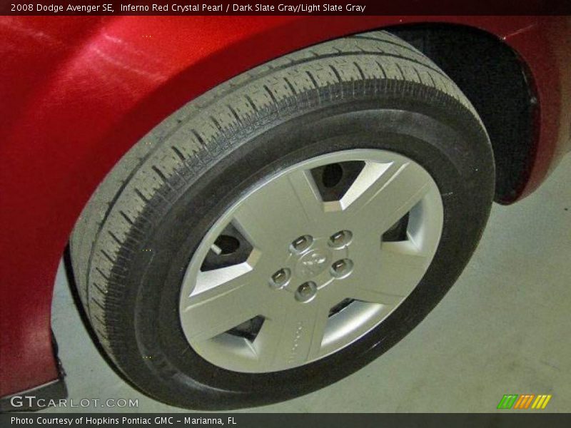 Inferno Red Crystal Pearl / Dark Slate Gray/Light Slate Gray 2008 Dodge Avenger SE