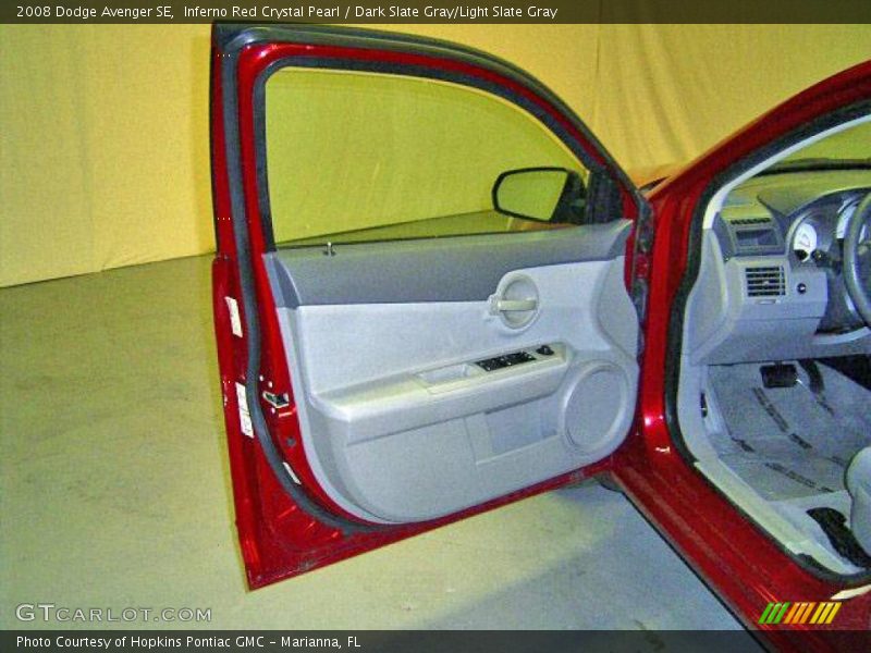 Inferno Red Crystal Pearl / Dark Slate Gray/Light Slate Gray 2008 Dodge Avenger SE
