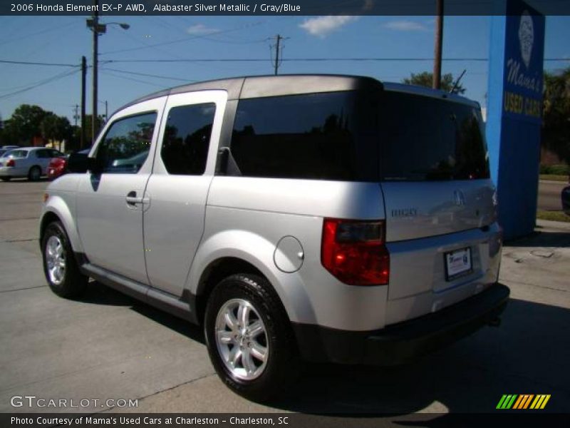 Alabaster Silver Metallic / Gray/Blue 2006 Honda Element EX-P AWD