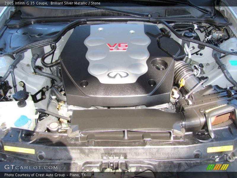 Brilliant Silver Metallic / Stone 2005 Infiniti G 35 Coupe