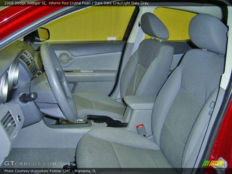 Inferno Red Crystal Pearl / Dark Slate Gray/Light Slate Gray 2008 Dodge Avenger SE