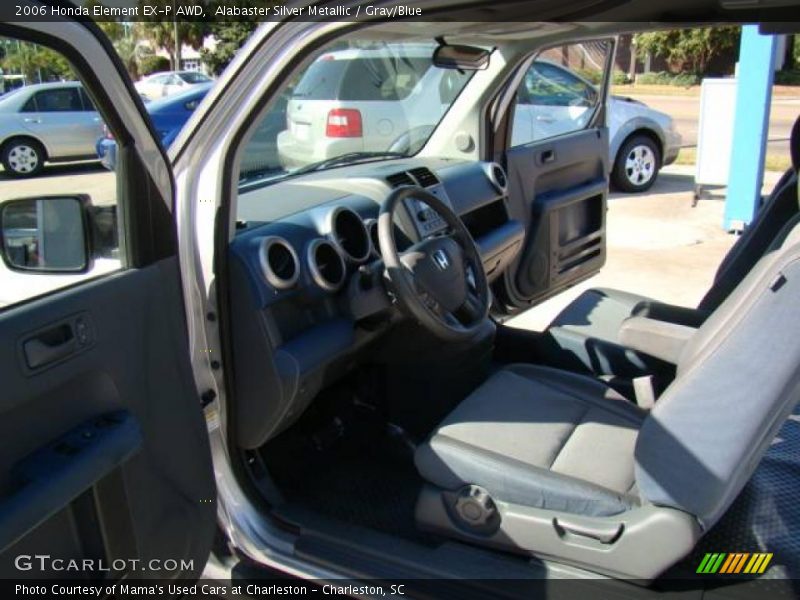 Alabaster Silver Metallic / Gray/Blue 2006 Honda Element EX-P AWD