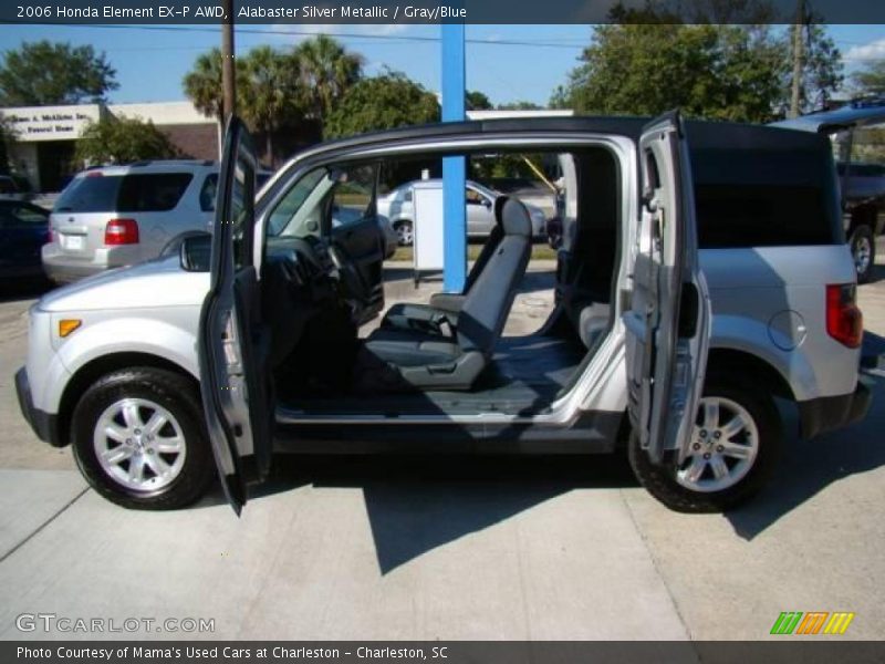 Alabaster Silver Metallic / Gray/Blue 2006 Honda Element EX-P AWD