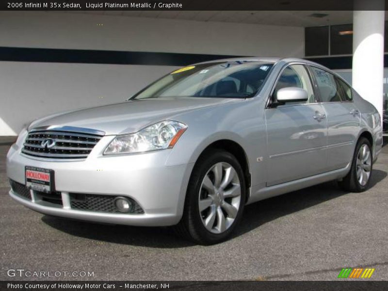 Liquid Platinum Metallic / Graphite 2006 Infiniti M 35x Sedan