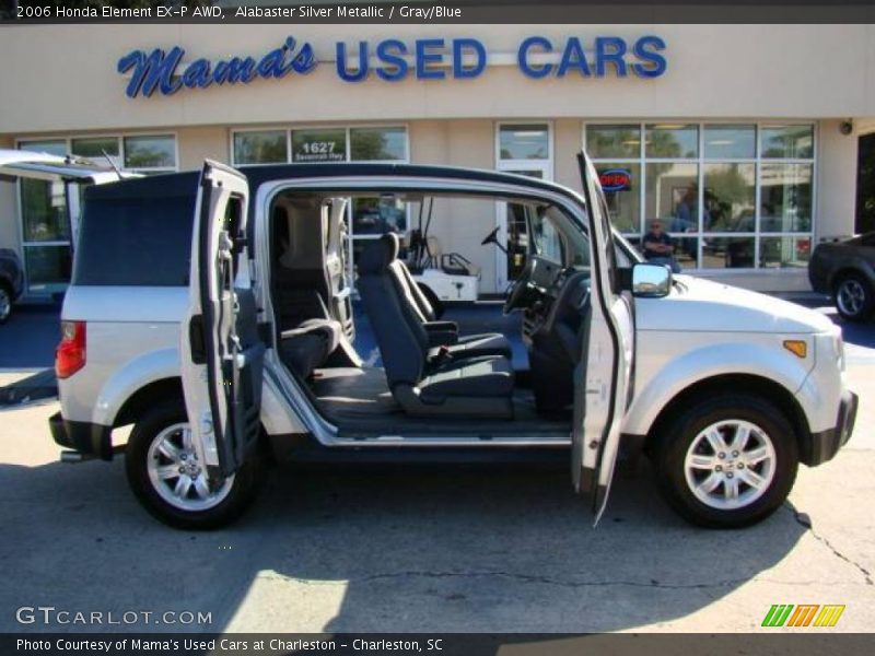 Alabaster Silver Metallic / Gray/Blue 2006 Honda Element EX-P AWD