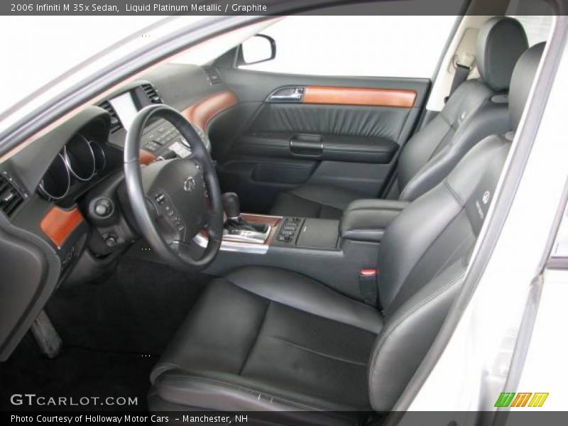 Liquid Platinum Metallic / Graphite 2006 Infiniti M 35x Sedan