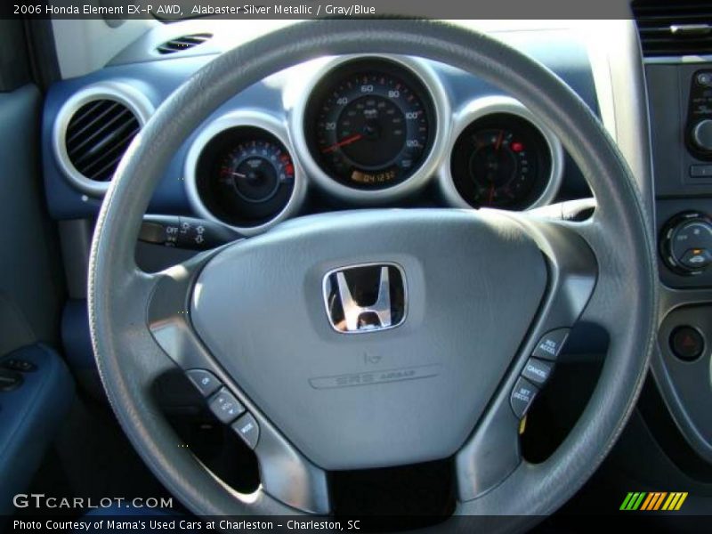 Alabaster Silver Metallic / Gray/Blue 2006 Honda Element EX-P AWD