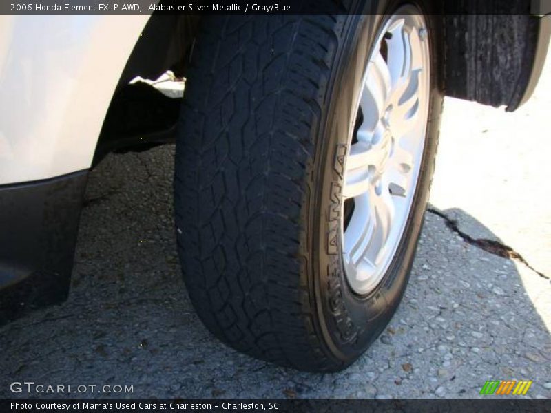 Alabaster Silver Metallic / Gray/Blue 2006 Honda Element EX-P AWD