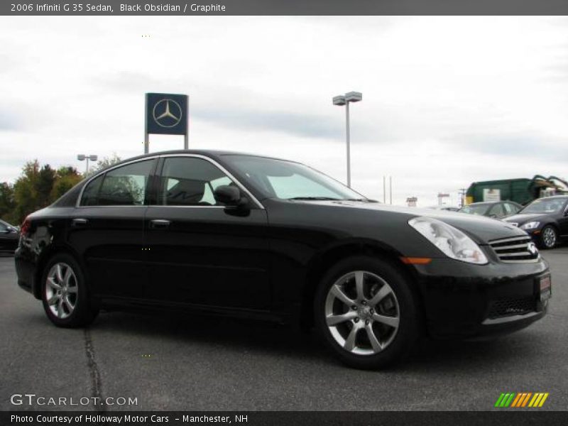 Black Obsidian / Graphite 2006 Infiniti G 35 Sedan
