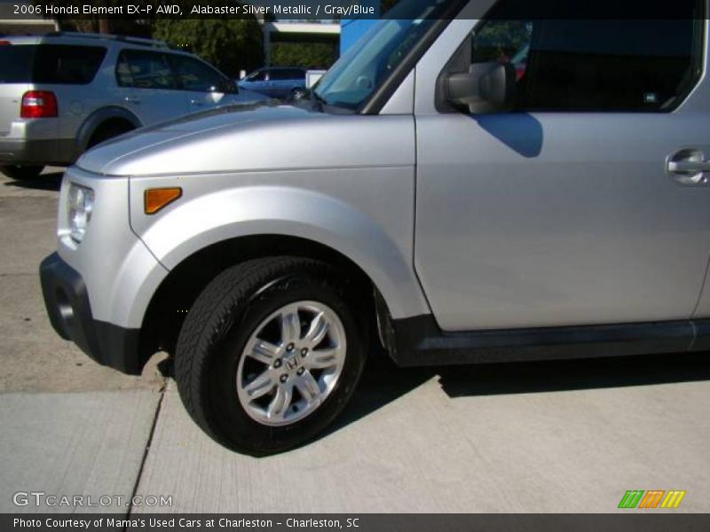 Alabaster Silver Metallic / Gray/Blue 2006 Honda Element EX-P AWD