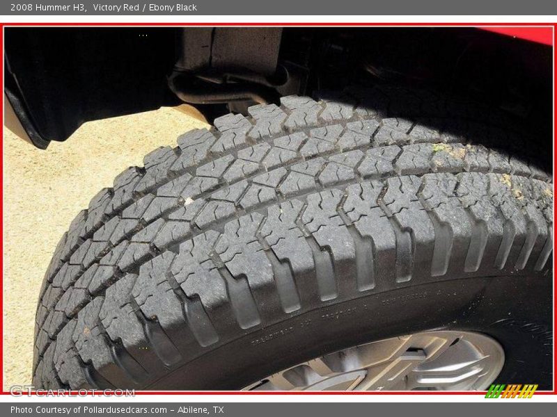 Victory Red / Ebony Black 2008 Hummer H3