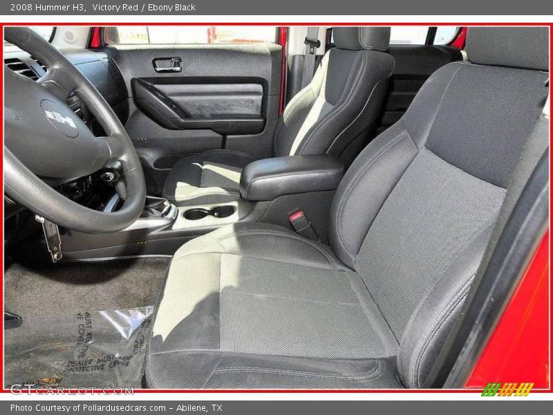 Victory Red / Ebony Black 2008 Hummer H3