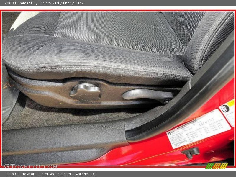 Victory Red / Ebony Black 2008 Hummer H3