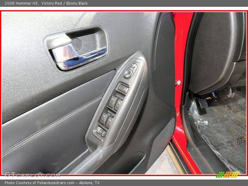 Victory Red / Ebony Black 2008 Hummer H3