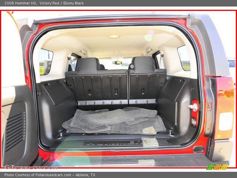 Victory Red / Ebony Black 2008 Hummer H3